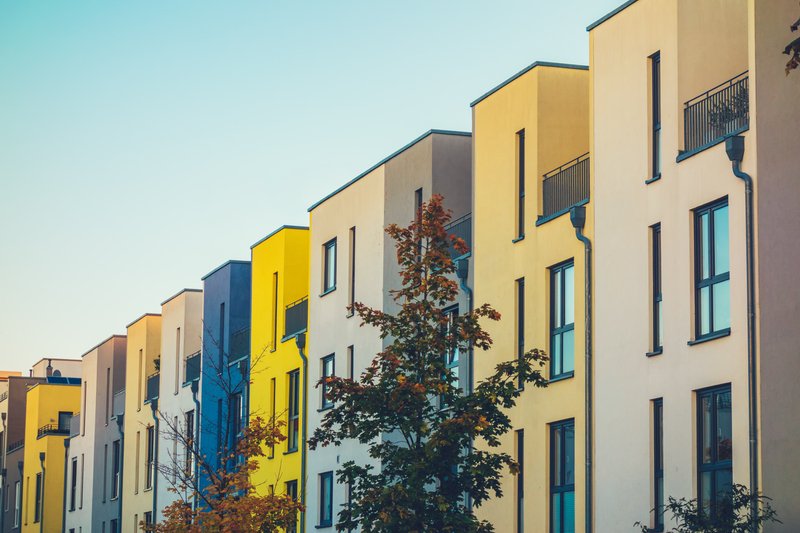 edificios de inmobiliaria en UN atardeser-venta de casas en Puebla